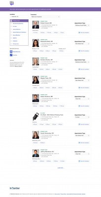 Online Healthcare Scheduling at IHA Online Healthcare Scheduling at IHA