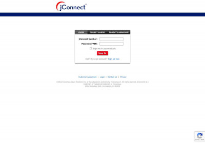 LOGIN to jConnect LOGIN to jConnect