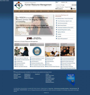 Human Resource Management - State of Nevada Human Resource Management - State of Nevada