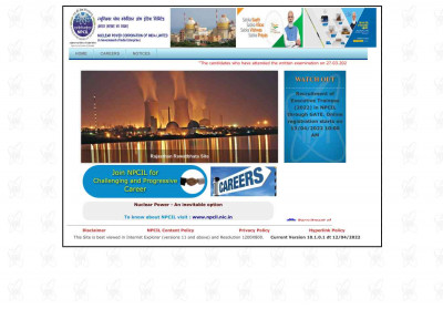 Apply Online - NPCIL Recruitment Portal Apply Online - NPCIL Recruitment Portal