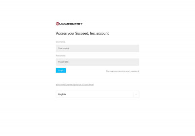 Access your Succeed, Inc. account Access your Succeed, Inc. account