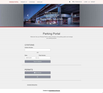 University of Louisville - Customer Authentication - Parking ... University of Louisville - Customer Authentication - Parking ...