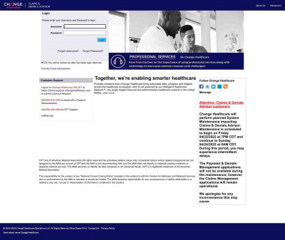 Account LogIn - Change Healthcare Account LogIn - Change Healthcare