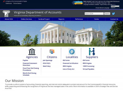 Virginia Department of Accounts Virginia Department of Accounts
