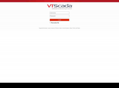 VTScada Anywhere login VTScada Anywhere login