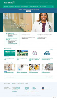 View and Transmit COVID-19 Test Results Patient First View and Transmit COVID-19 Test Results Patient First