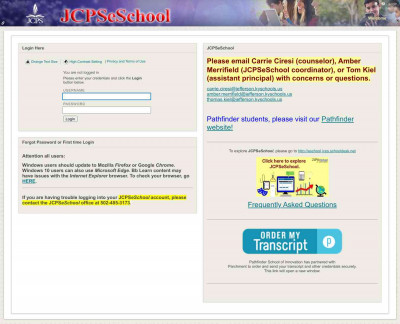 JCPSeSchool Login - Blackboard JCPSeSchool Login - Blackboard