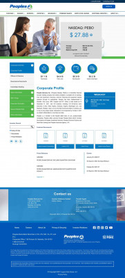 Corporate Profile - Peoples Bancorp Inc. Corporate Profile - Peoples Bancorp Inc.