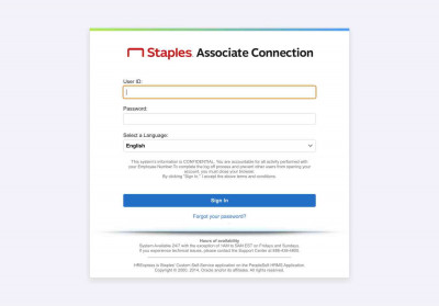 Oracle PeopleSoft Sign-in - Staples Associate Connection Oracle PeopleSoft Sign-in - Staples Associate Connection