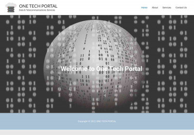 ONE TECH PORTAL – Data & Telecommunications Services ONE TECH PORTAL – Data & Telecommunications Services