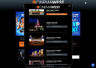 Cinema West - Ticketing, Concessions, Gift Cards, Rewards Cinema West - Ticketing, Concessions, Gift Cards, Rewards