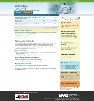 SONYC PROGRAM DIRECTOR - Afterschool Pathfinder SONYC PROGRAM DIRECTOR - Afterschool Pathfinder