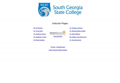 D2L SGSC Home Site D2L SGSC Home Site