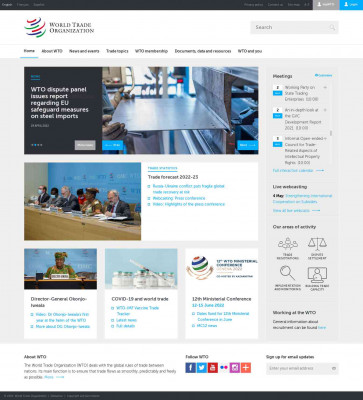 World Trade Organization - Home page - Global trade World Trade Organization - Home page - Global trade