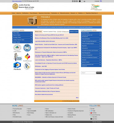 Reserve Bank of India Reserve Bank of India