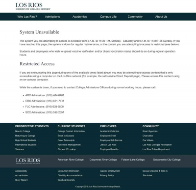 Student eServices (eServices) - Los Rios Community College ... Student eServices (eServices) - Los Rios Community College ...