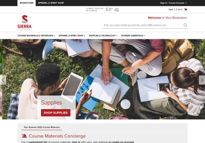 Find Course Materials | Sierra College Official Bookstore Find Course Materials | Sierra College Official Bookstore