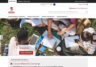 Find Course Materials | Sierra College Official Bookstore Find Course Materials | Sierra College Official Bookstore
