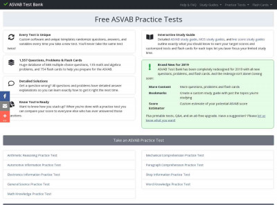 ASVAB Test Bank: Free ASVAB Practice Tests ASVAB Test Bank: Free ASVAB Practice Tests