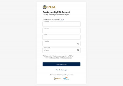 PGA Account PGA Account