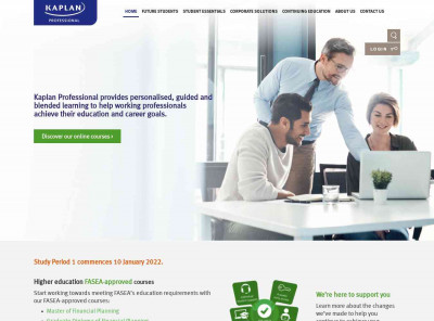 Kaplan Professional: Professional Education & Training Kaplan Professional: Professional Education & Training