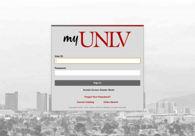 Error - MyUNLV Sign-in Error - MyUNLV Sign-in