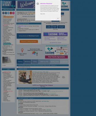 LCCC Student Intranet LCCC Student Intranet