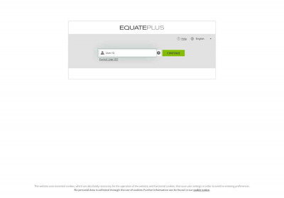 EquatePlus Anmeldung Benutzer-ID EquatePlus Anmeldung Benutzer-ID
