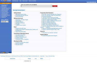BlueLight Internet Support - Netscape Navigator - Bookmarks BlueLight Internet Support - Netscape Navigator - Bookmarks