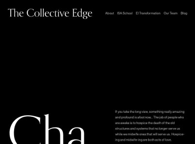 Transformation Mastery — The Collective Edge Transformation Mastery — The Collective Edge