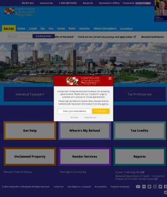 Payroll Online Service Center - Comptroller of Maryland Payroll Online Service Center - Comptroller of Maryland