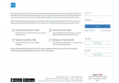 Login Page - MyHSS Login Page - MyHSS