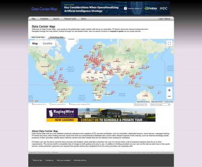 Time Warner Cable: Business Class - Data Center Map Time Warner Cable: Business Class - Data Center Map