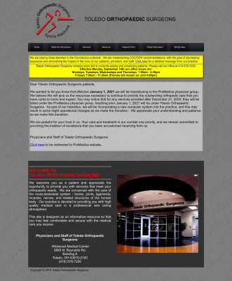 Insurance Plans - Toledo Orthopaedic Surgeons Insurance Plans - Toledo Orthopaedic Surgeons
