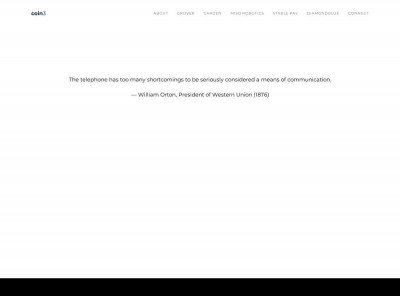 coin3 – Seeking transparency in entertainment and finance coin3 – Seeking transparency in entertainment and finance