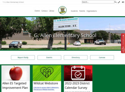 T. G. Allen Elementary School > Home T. G. Allen Elementary School > Home