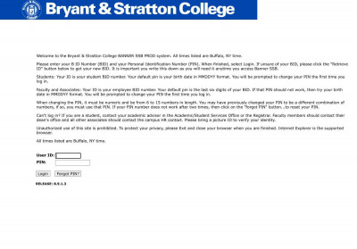 User Login - Bryant & Stratton College User Login - Bryant & Stratton College