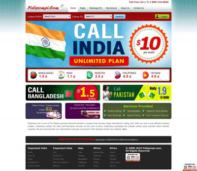 Pidipompi - Long Distance Phone Cards and Calling Cards ... Pidipompi - Long Distance Phone Cards and Calling Cards ...