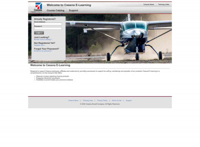 Welcome to the Cessna E-Learning Website Welcome to the Cessna E-Learning Website