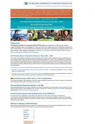 Who to Call? - The Western Conference of Teamsters Pension ... Who to Call? - The Western Conference of Teamsters Pension ...
