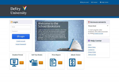 Online Bookstore | Home - DeVry University Online Bookstore | Home - DeVry University