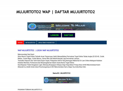 MUJURTOTO2 WAP | DAFTAR MUJURTOTO2 MUJURTOTO2 WAP | DAFTAR MUJURTOTO2