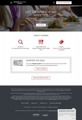 Caesars Rewards Dining: Earn for Dining Caesars Rewards Dining: Earn for Dining