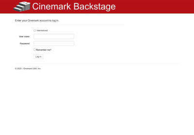 Log in - Cinemark Log in - Cinemark