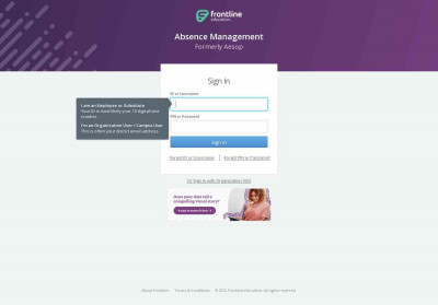 Formerly Aesop - Absence Management Formerly Aesop - Absence Management
