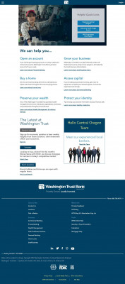 Washington Trust Bank: Home Washington Trust Bank: Home