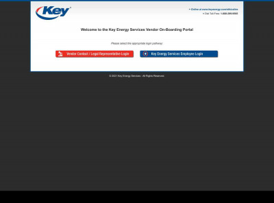 Employee Login - the Key Energy Services Vendor On ... Employee Login - the Key Energy Services Vendor On ...