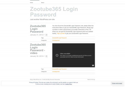 About | Zootube365 Login Password - WordPress.com About | Zootube365 Login Password - WordPress.com