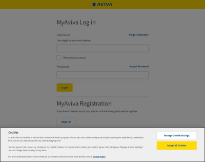 Welcome to MyAviva - Login or Register Welcome to MyAviva - Login or Register