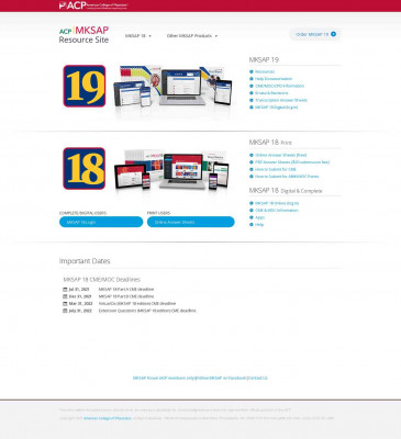 MKSAP - Resource Site | ACP MKSAP - Resource Site | ACP